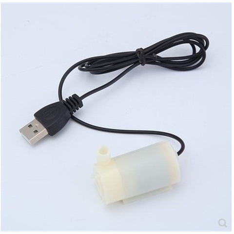 Máy bơm mini USB bơm chìm siêu nhỏ 3V-5V bơm mạnh và êm lưu lượng 96 lít / giờ