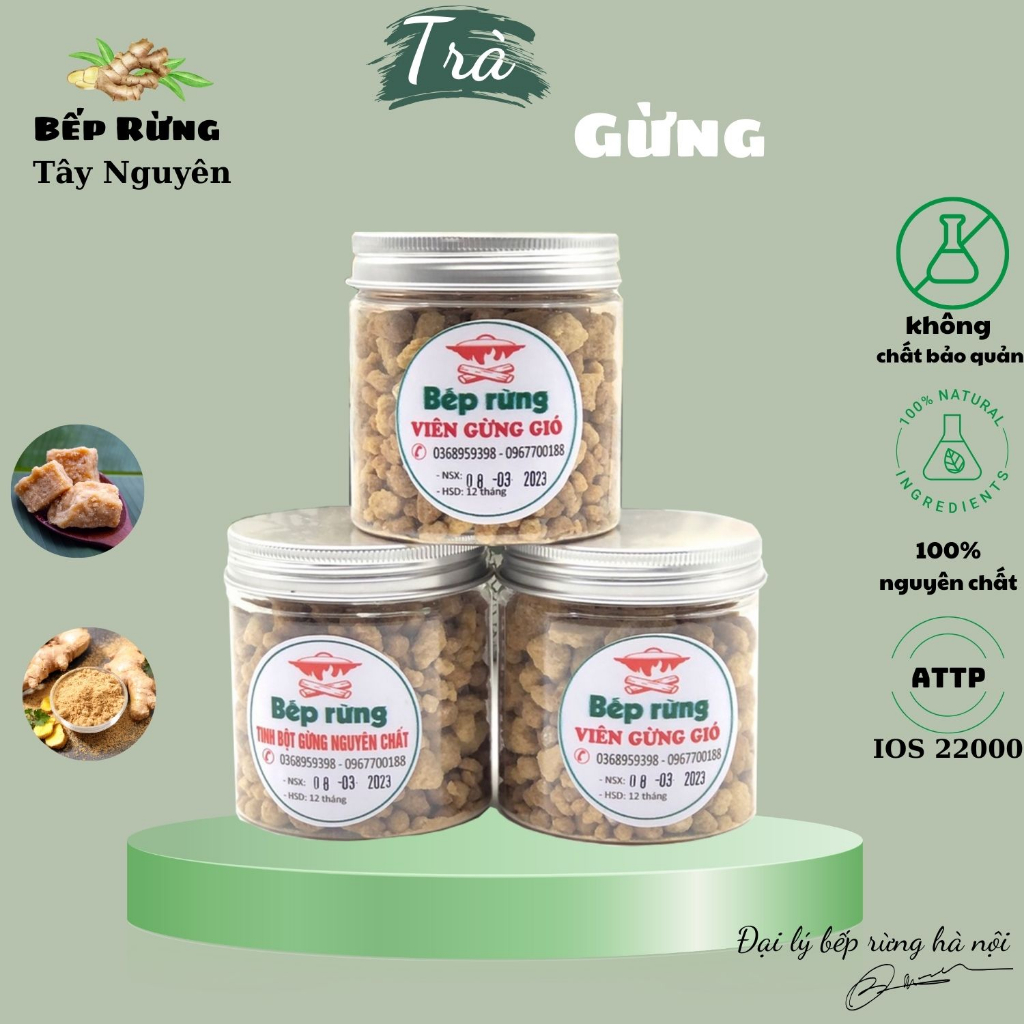 Viên vụn ngậm gừng gió hộp 150gram khắc tinh viêm họng, cảm lạnh chống,đầy hơi, say xe-Tiệm trà thiên nhiên