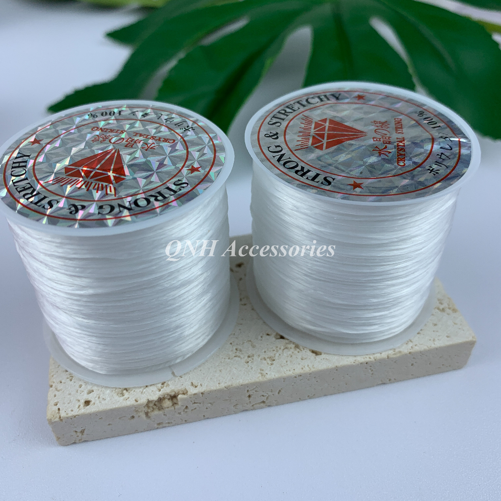 Dây cước đục co giãn chuyên dùng xỏ vòng tay