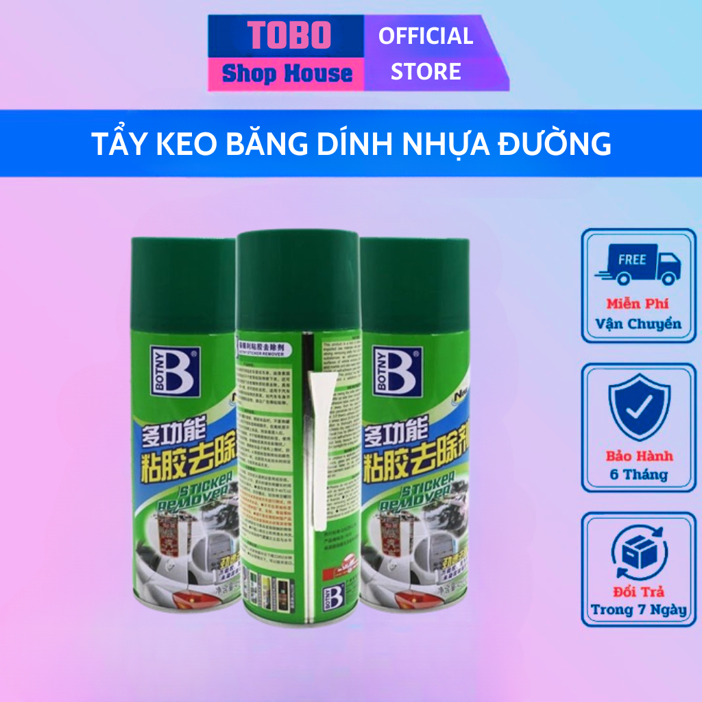 Tẩy Keo 3M ⚡️𝐅𝐑𝐄𝐄 𝐒𝐇𝐈𝐏⚡️ ,Tẩy Vết Băng Dính ,Nhựa Đường BOTNY | Dễ Dàng Đánh Bay Vết Bẩn | Hàng Chính Hãng | BH 1 Đổi 1!