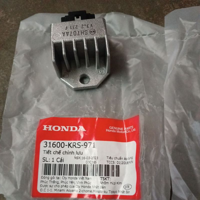 Sạc xe máy lắp cho dream,wave anpha 100 ,wave zx chính hãng honda