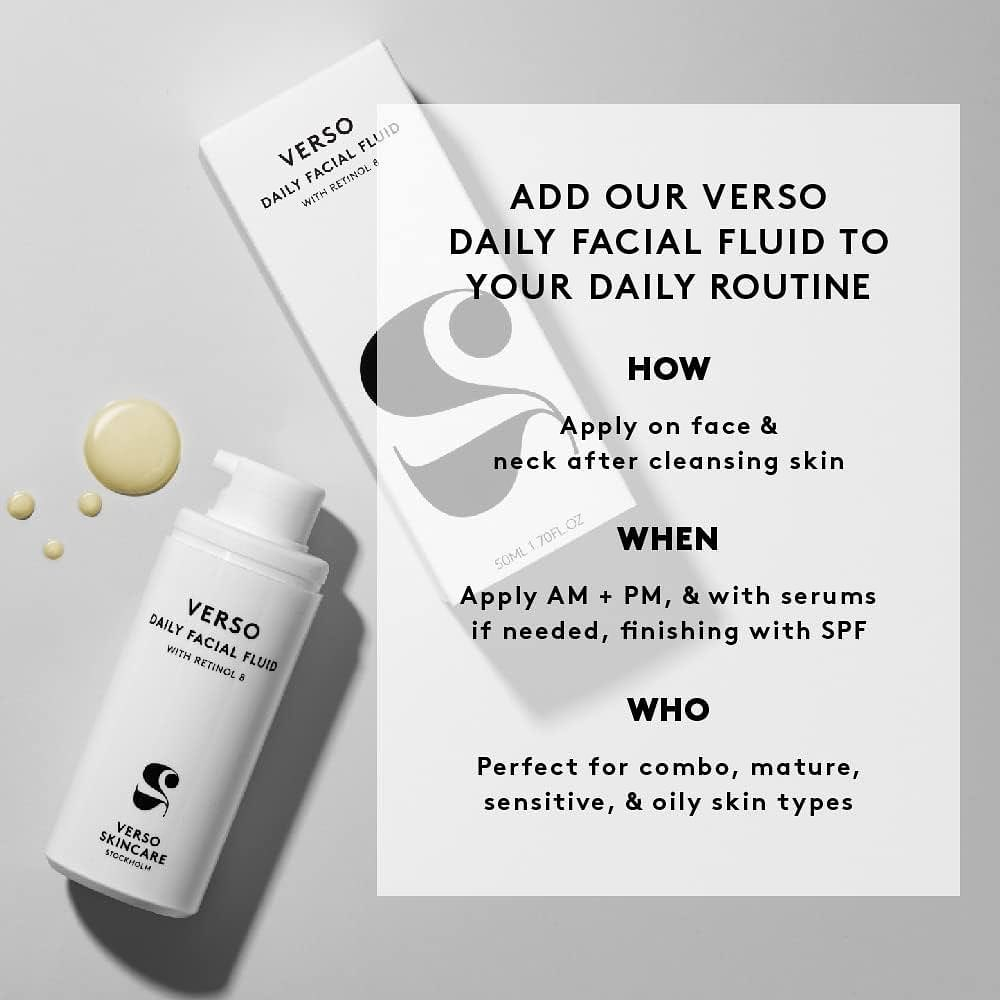 Serum VERSO Daily Facial Fluid $95