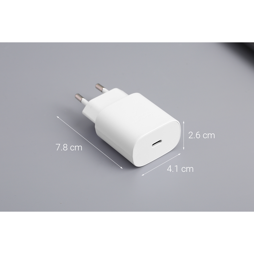 Bộ sạc Type C Samsung 25W Chính hãng - Bảo Hành 6 Tháng