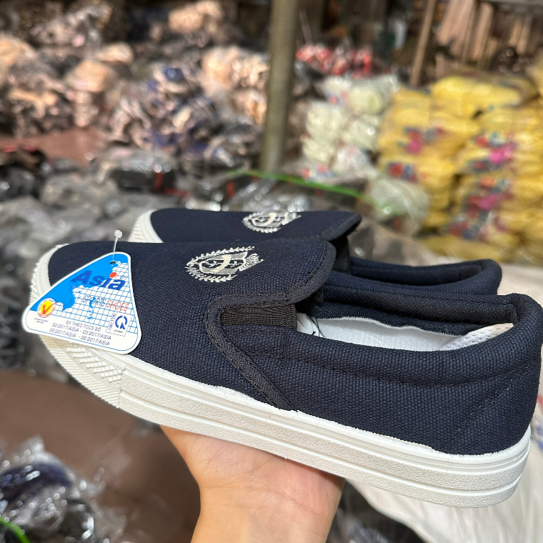 Giày Lười Vải Bông Lúa Asia Lao Động , Tập Thể Dục Bảo Hộ Lao Động