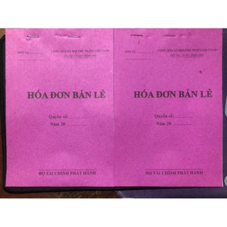 Hoá Đơn Bán Lẻ Giấy Đẹp (1 Liên)