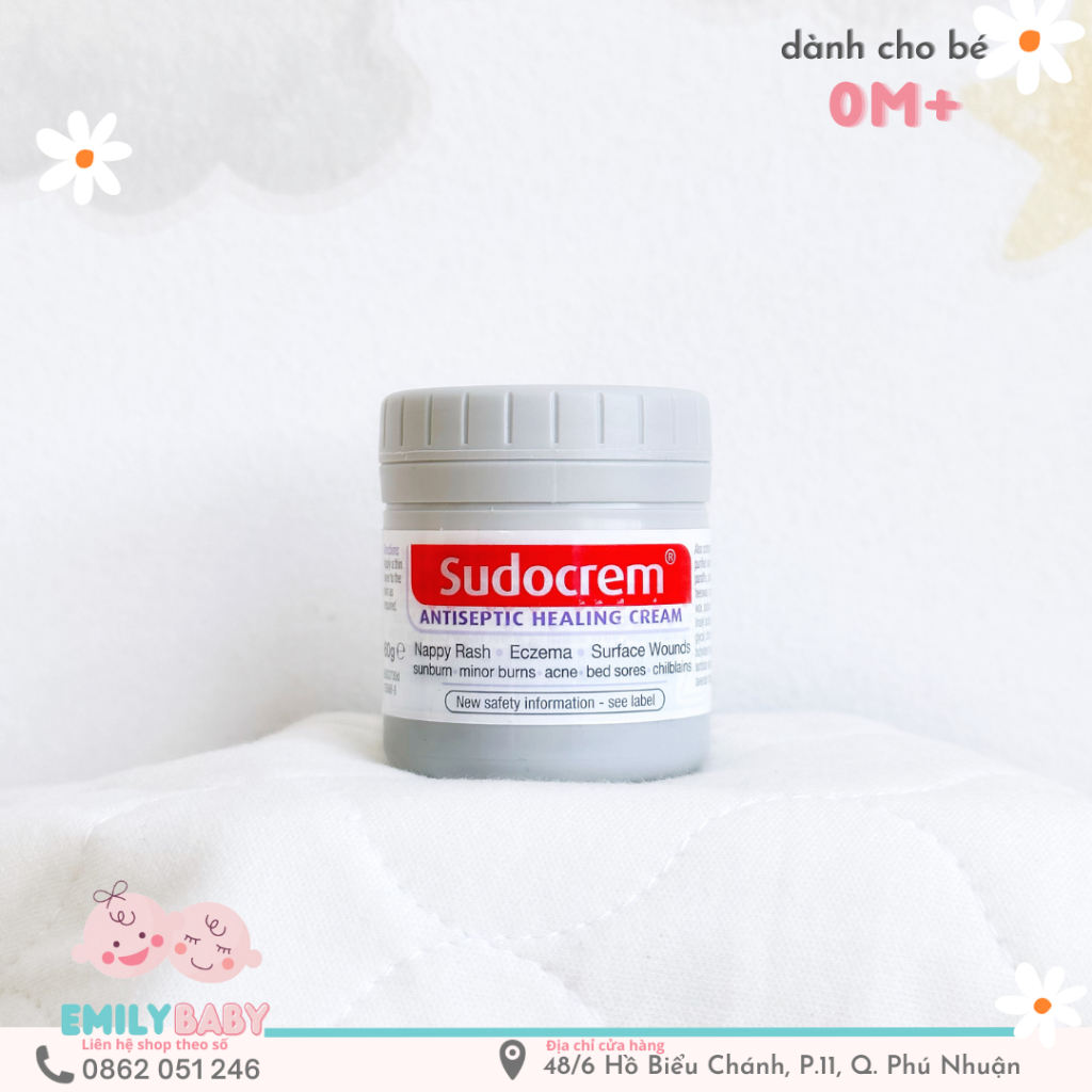 Kem hăm Sudocrem cho bé sơ sinh hàng Anh 60g