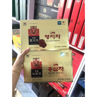[DATE 2-2026]Hộp 100gói trà Sâm trà Linh Chi HÀN QUỐC