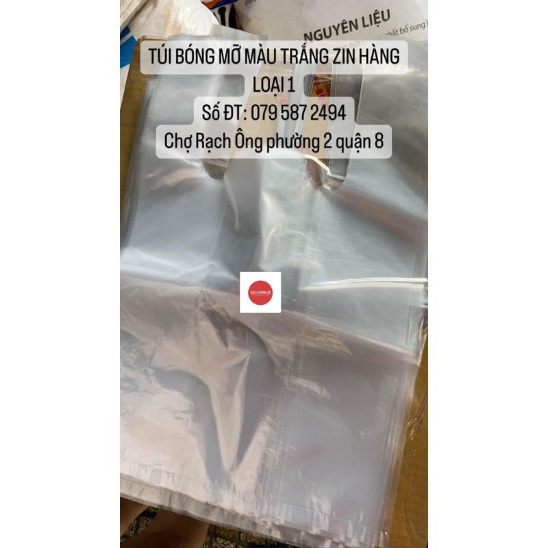 500gam/1ký TÚI BÓNG MỠ ZIN HÀNG LOẠI 1 MÀU TRẮNG TRONG SUỐT KHÔNG MÀU , KHÔNG MÙI, DẼO DAI