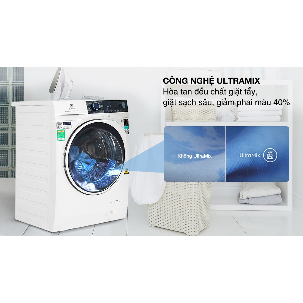 Máy giặt sấy Electrolux Inverter EWW9024P5WB giặt 9 kg - sấy 6 kg  - HÀNG CHÍNH HÃNG