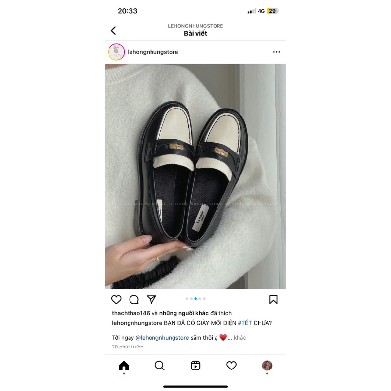 Giày Lehongnhung size 38