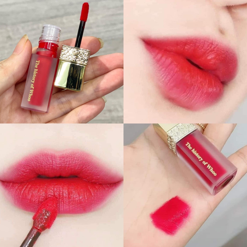 Set son Whoo Glow Lip Balm Special Set tặng túi trái tim