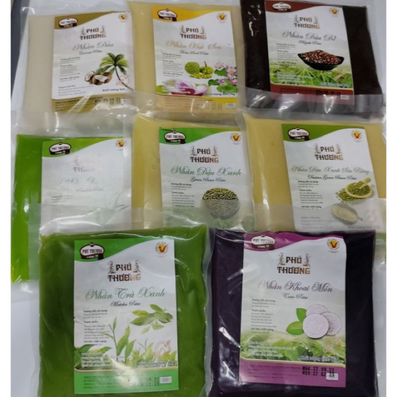 CÁC LOẠI NHÂN LÀM BÁNH TRUNG THU⚡️BÁNH CÁ🪽XÔI CHÈ SÊN SẲN 1k