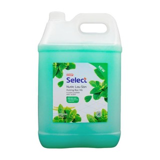 Nước lau sàn Coop Select bạc hà 9kg