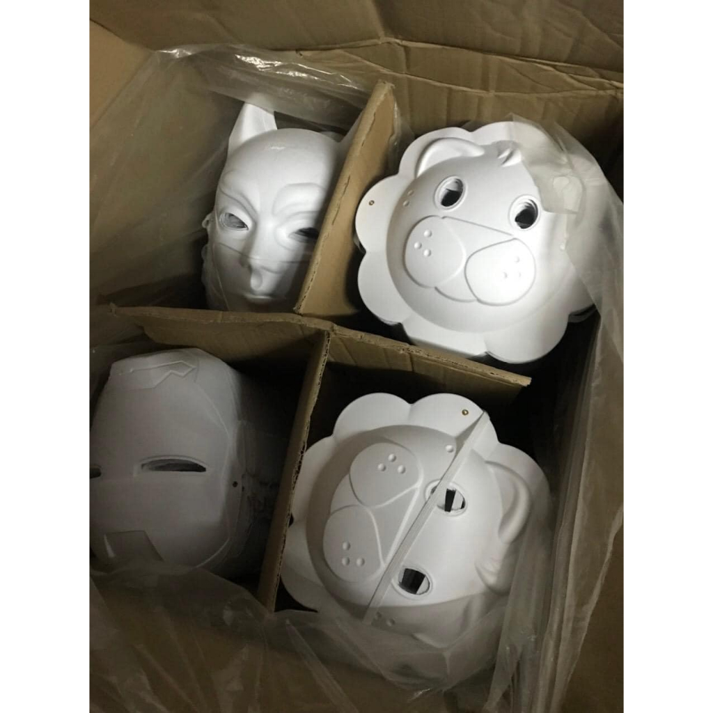 Set 25 mặt nạ giấy bồi cho bé