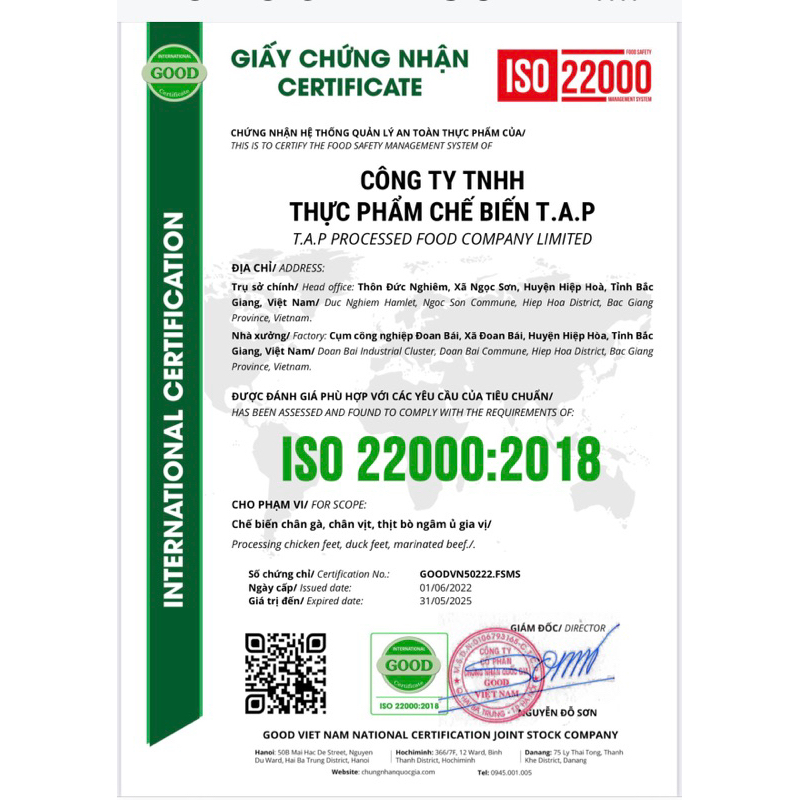 Combo 10 chân gà cay Tứ Xuyên siêu ngon đậm đà chuẩn vị 35gr- Chân gà cay chính hãng TAP food 35gr