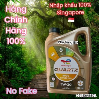 Dầu nhớt động cơ Total Quatz 9000 5w30. 4L Singapore 🇸🇬 🇻🇳  Việt Nam chính hãng