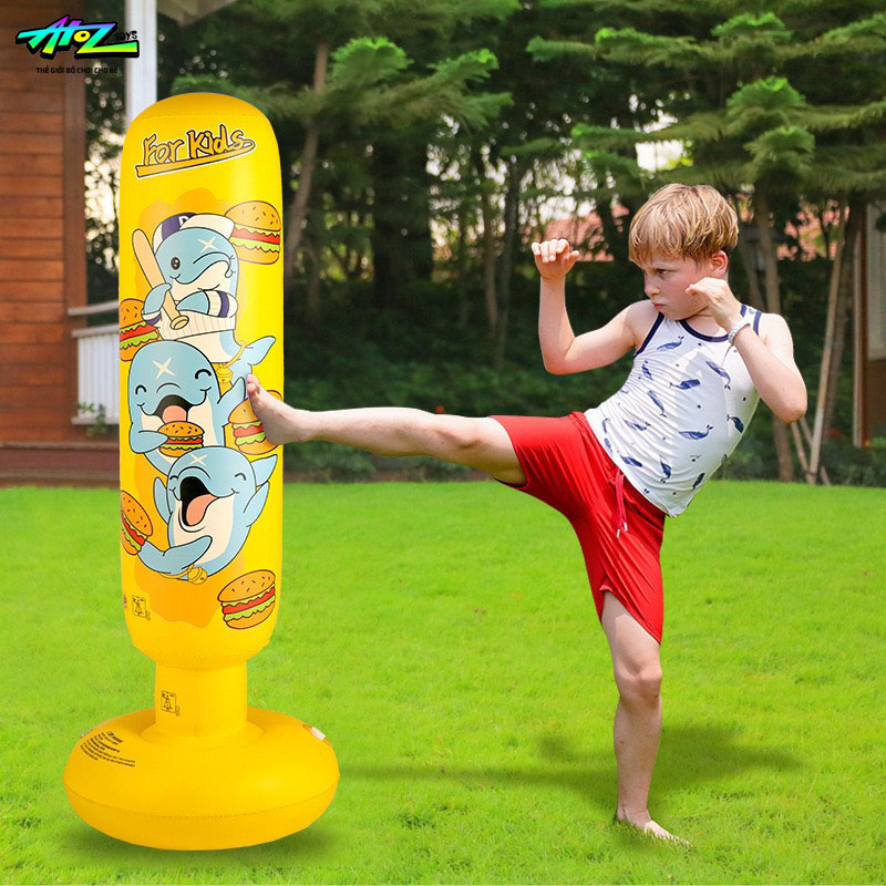 Đồ chơi Trụ hơi đấm bốc cho trẻ kích thước 120Cm