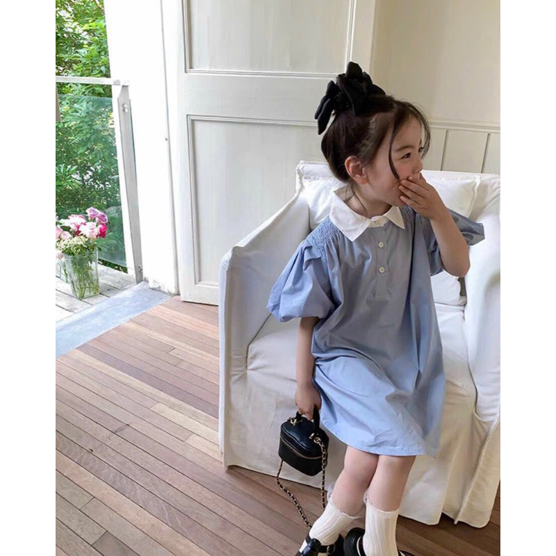 Váy bé gái nhẹ nhàng dễ thương 12-38kg nhà mộc baby store v237