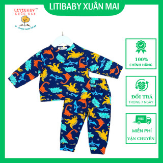 Bộ Nỉ Da Cá Bé Trai BNDCBT32 Thương Hiệu Litibaby size 1-5, dành cho bạn từ 9kg đến 19kg( vải mỏng)