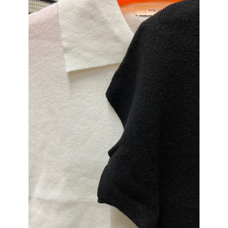 Áo polo trơn  len mongtoghi  tay hến nhiều màu , Xem-studio