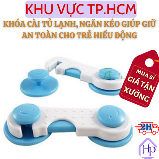 Khóa gài tủ lạnh, ngăn kéo, tủ đồ, thiết kế  bắt mắt vừa giúp trang trí và góp phần giữ  an toàn cho trẻ nhỏ hiếu động