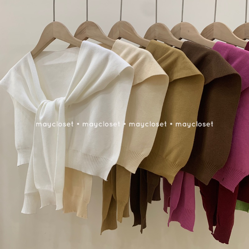 Khăn len mix đồ bảng 10 màu