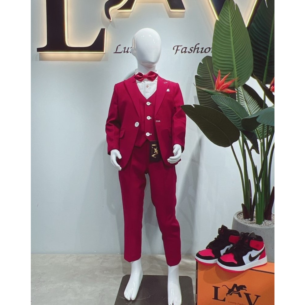 Cho thuê Vest trẻ em màu đỏ