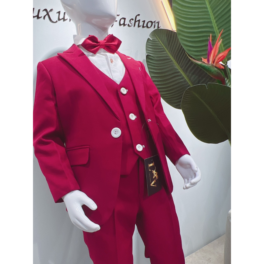 Cho thuê Vest trẻ em màu đỏ