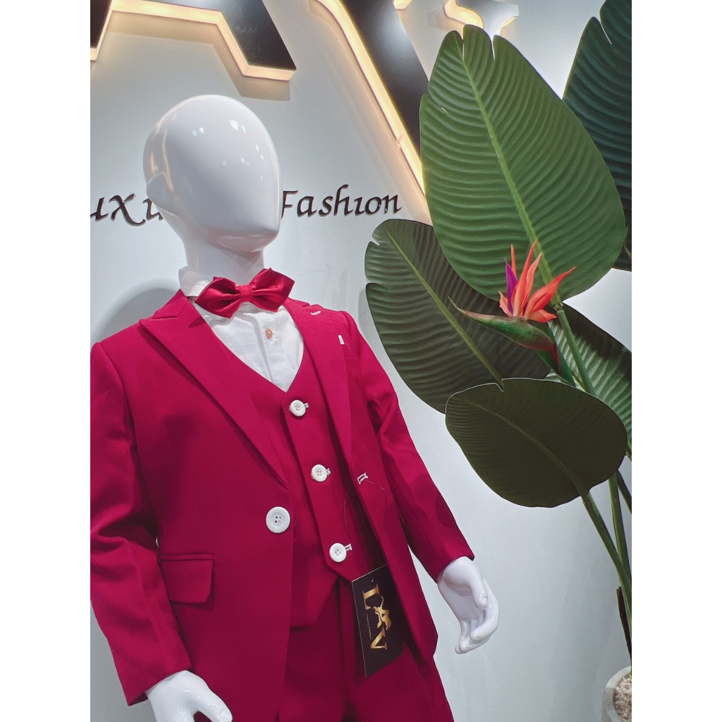 Cho thuê Vest trẻ em màu đỏ