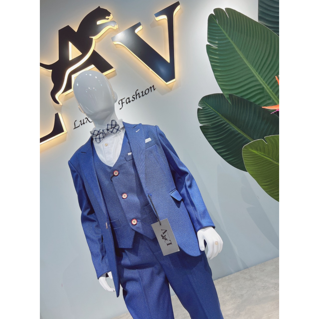 Cho thuê Vest trẻ em màu xanh