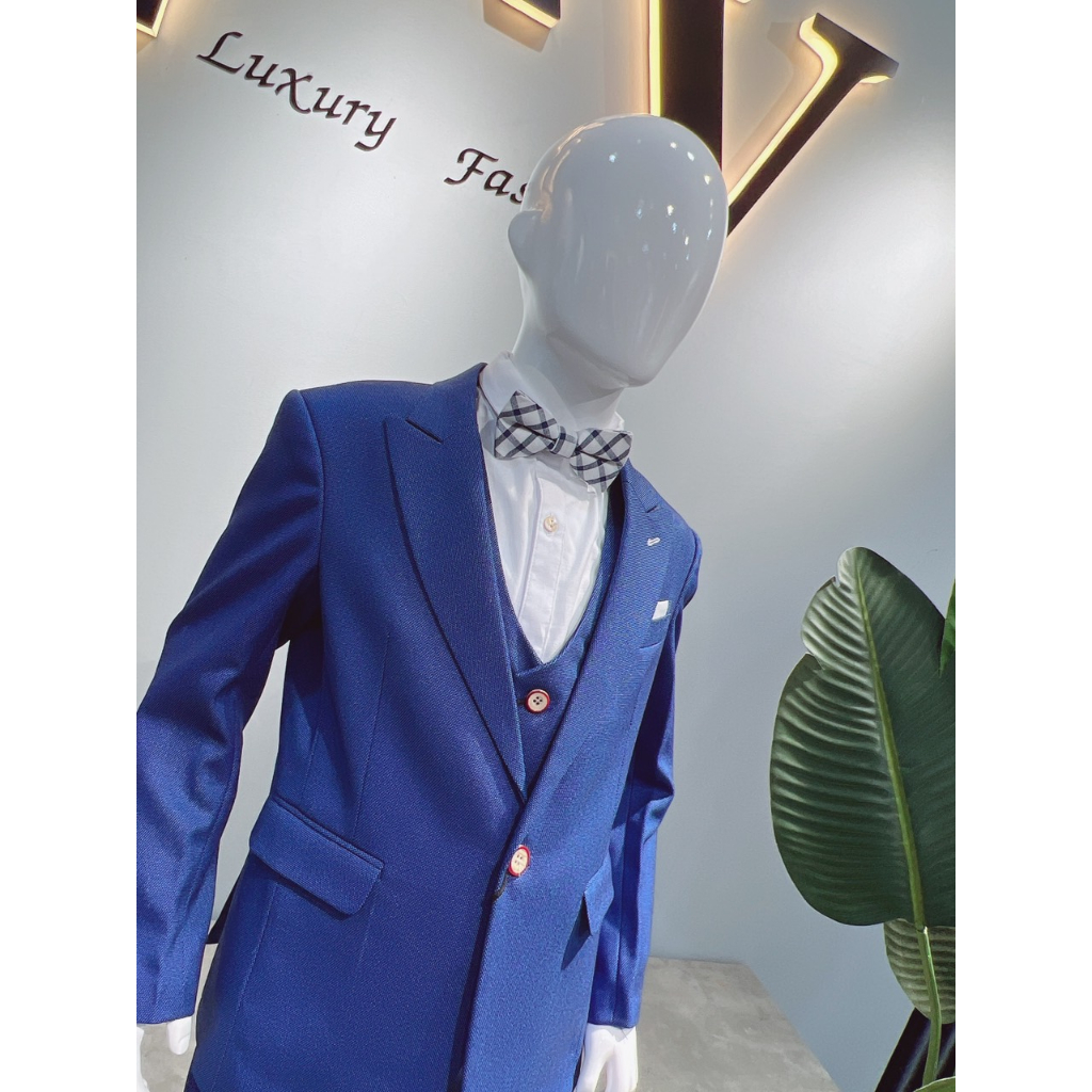 Cho thuê Vest trẻ em màu xanh