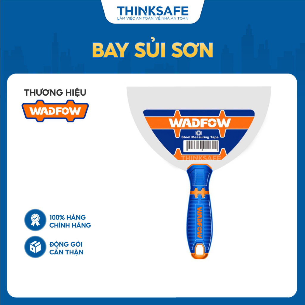 Bay sủi sơn Wadfow WPT1302 WPT1304 WPT1306 kích thước 50mm 100mm 150mm chất liệu thép không gỉ đánh bóng đẹp xử lý nhiệt