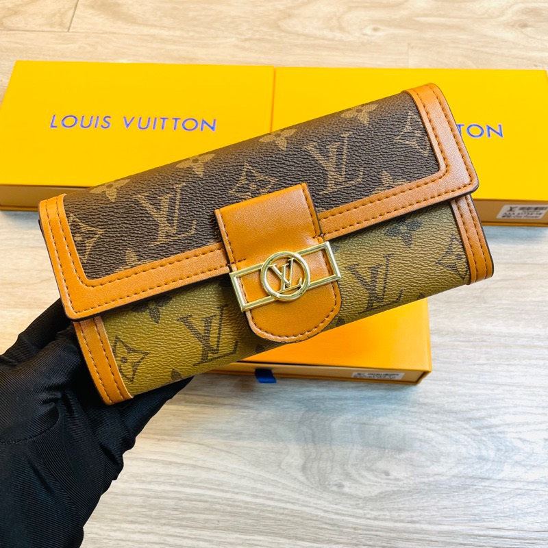 Ví Cầm Tay Lv Dáng Dài Thết Kế Sang Trọng Trẻ Trung,Hàng Quảng Châu Đóng Hộp Sang Chảnh