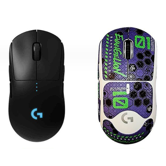 Tấm Dán Grip Tape Evangelion Battlefields Chống Trượt Cho Chuột Logitech GPW Sẵn Keo 3M - Hàng New