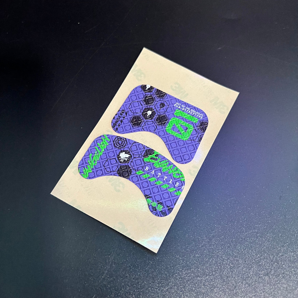 Tấm Dán Grip Tape Evangelion Battlefields Chống Trượt Cho Chuột Logitech GPW Sẵn Keo 3M - Hàng New
