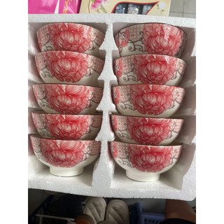 ( Chọn Mẫu ) COMBO 10 CHÉN SỨ HOA VĂN CAO CẤP - CHÉN SỨ MEN SIÊU ĐẸP