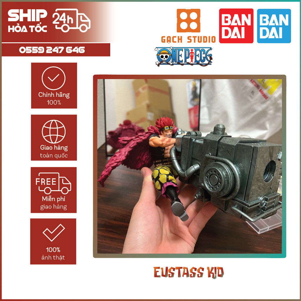 Mô hình Bandai One Piece Nhân Vật Eustass Kid
