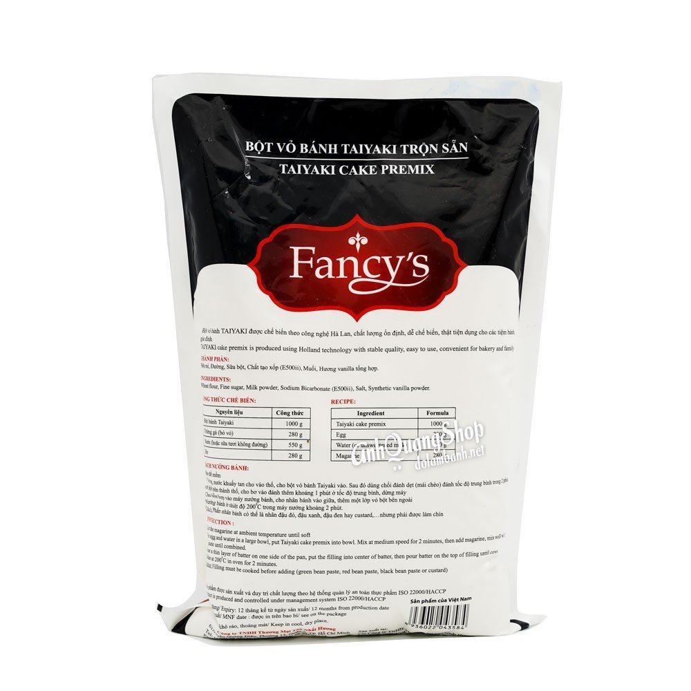 Bột Trộn Sẵn Bánh Taiyaki Nhật Bản 1.5kg