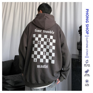 Áo hoodie form rộng phong shop trơn basic nỉ bông unisex local brand