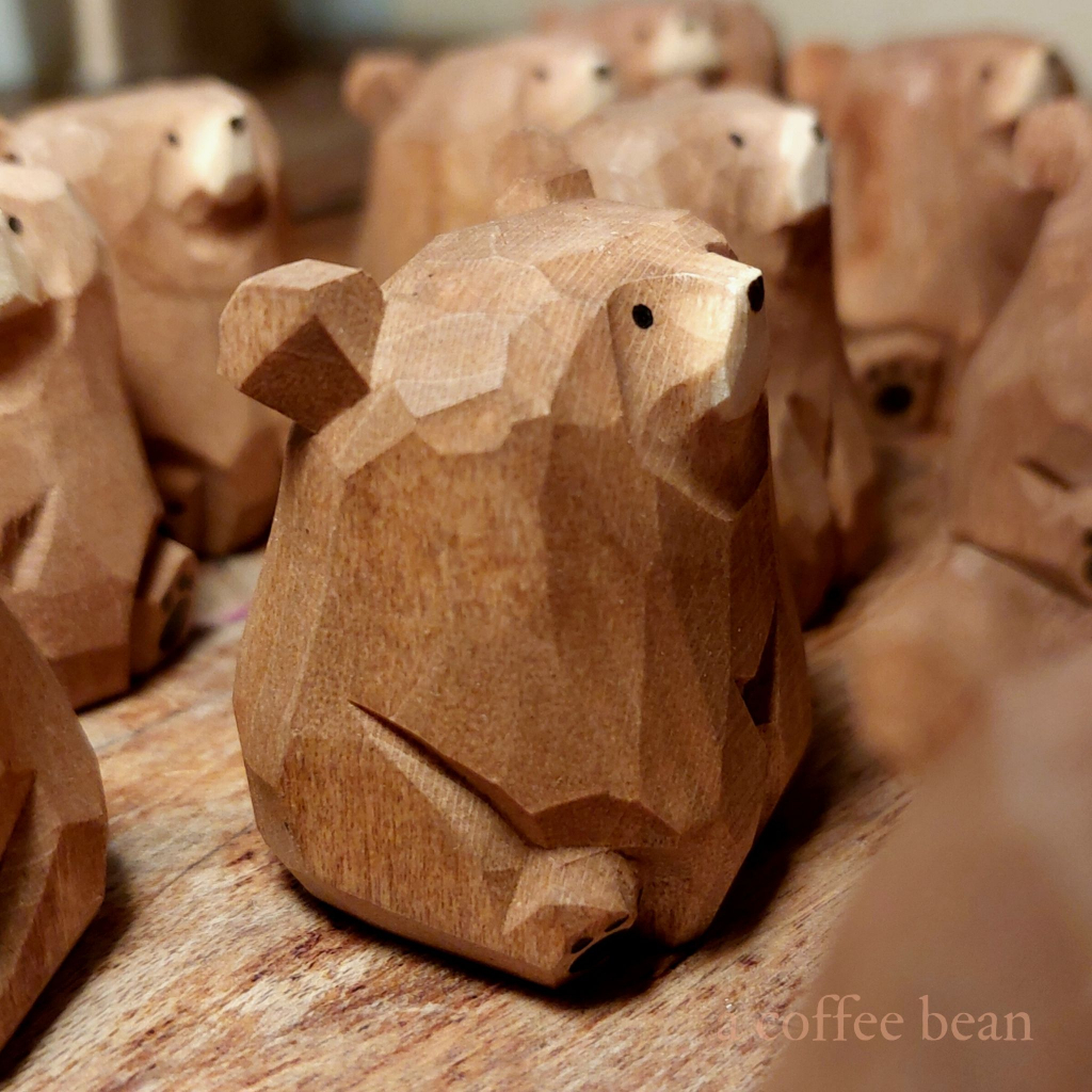 Móc khóa gỗ GẤU NÂU cho những người "NO GẤU" ಥ_ಥ