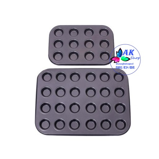 KHAY NHÔM NƯỚNG BÁNH CUPCAKE MINI 4.5CM (2412.120)