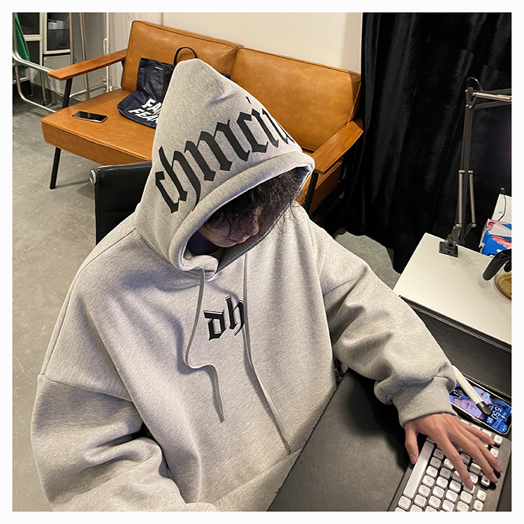 Áo Hoodie Form Rộng PHONG SHOP Chữ Mũ Nỉ Bông Unisex Local Brand