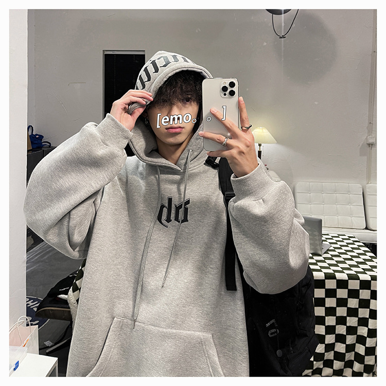 Áo Hoodie Form Rộng PHONG SHOP Chữ Mũ Nỉ Bông Unisex Local Brand