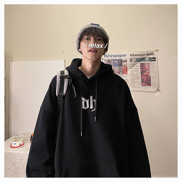 Áo Hoodie Form Rộng PHONG SHOP Chữ Mũ Nỉ Bông Unisex Local Brand