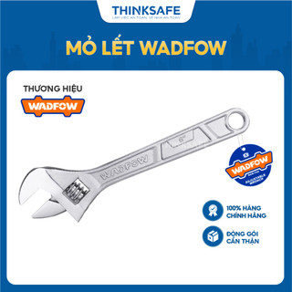 Mỏ lết wadfow waw1106 waw1108 waw1110 waw1112 kích thước 6inch 8inch 10inch 12inch mở đai ốc bulong trong cơ khí chế tạo