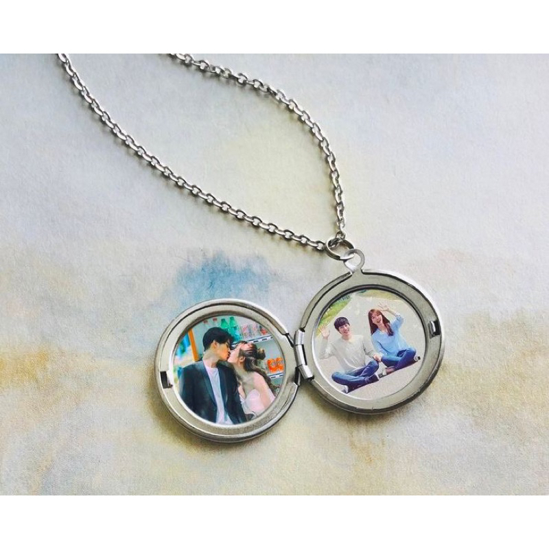 Dây chuyền mặt tròn in theo yêu cầu, ảnh gửi qua chat shopee