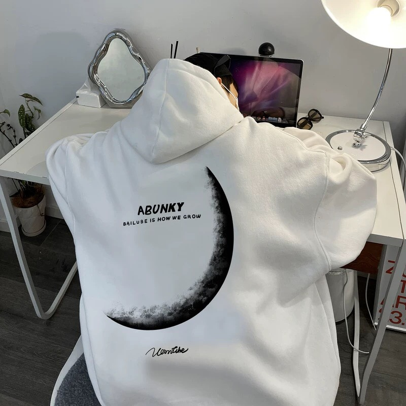 Áo Hoodie Form Rộng PHONG SHOP Trăng Sudeky Nỉ Bông Unisex Local Brand