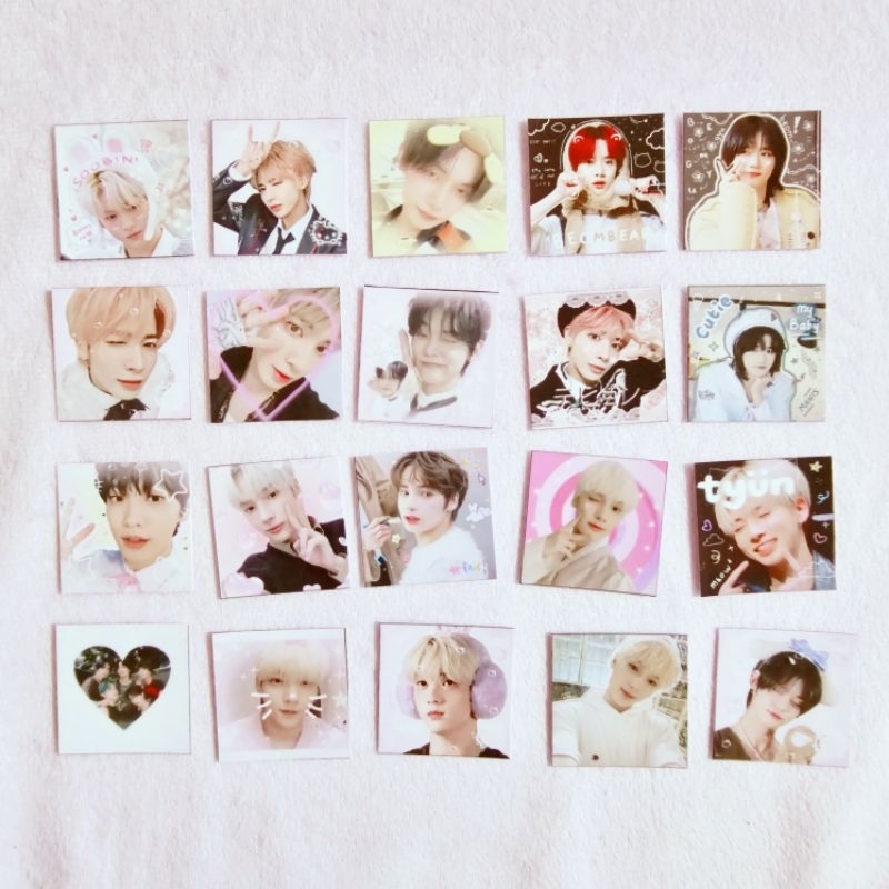Set 20 sticker TXT dễ thương trang trí gói hàng cực xinh