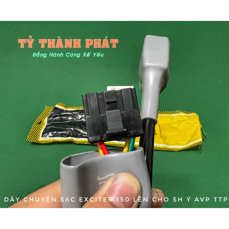 Dây chuyển 2 sạc Ex 150 gắn SH G187