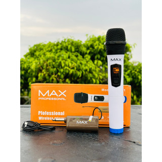 [Giá Sốc] Micro Không Dây Đa Năng MAX 21 Sử Dụng Cho Thiết Bị Âm Thanh, Phù Hợp Cho Loa Kéo, Loa Bluetooth, Amply